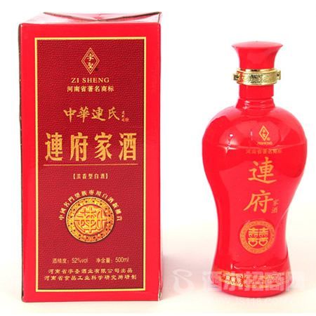 红色连府家酒
