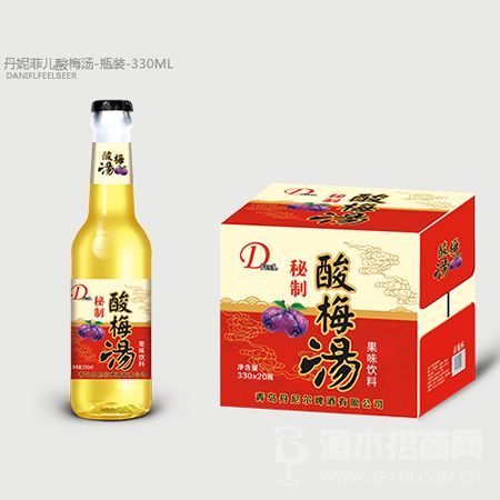 丹尼菲儿酸梅汤330ML