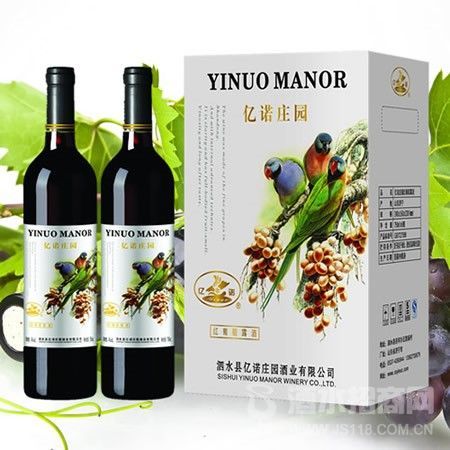 新品上市-亿诺庄园红葡萄露酒