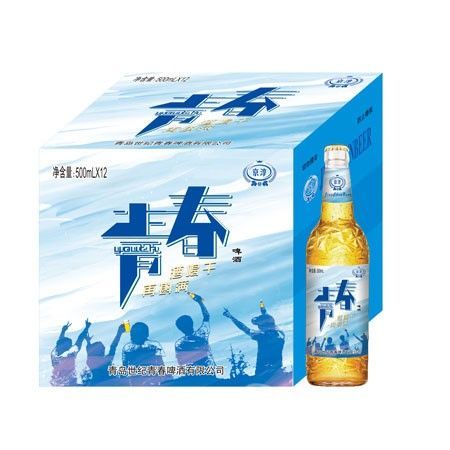京淳500ml青春啤酒