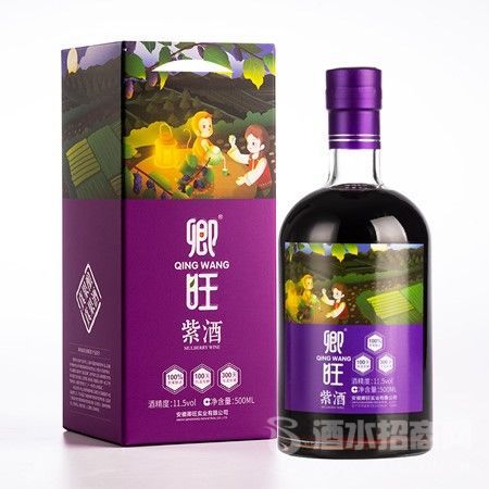 11.5度紫酒(桑葚酒500ml)