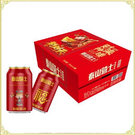 330泰山骑士财神来喽贺年装精酿啤酒
