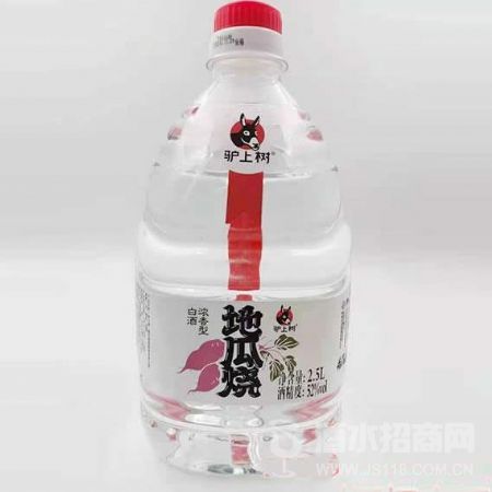 驴上树地瓜烧酒52度2.5L