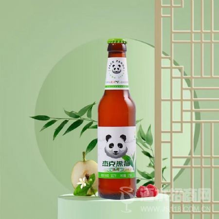 杰克熊描精酿小麦啤酒