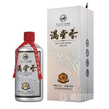 53度满堂香白金版酱香白酒 单瓶(仅中国地区售)