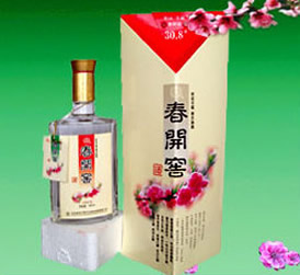 品藏春开窖酒