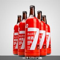 红啤泰山原浆11度520MLx6瓶