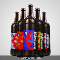 黑啤泰山原浆11度520MLx6瓶
