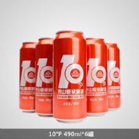 红罐泰山原浆10度490MLx6罐