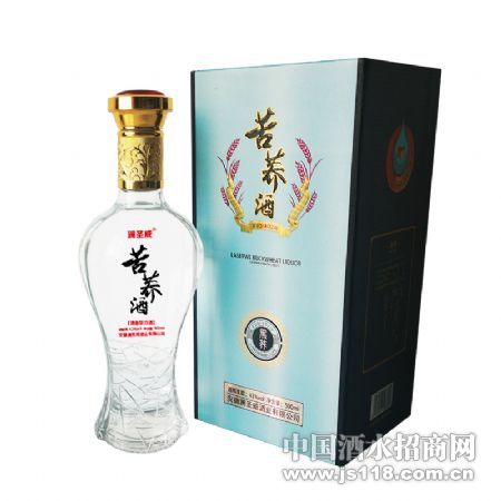 澜圣威苦荞白酒外包装